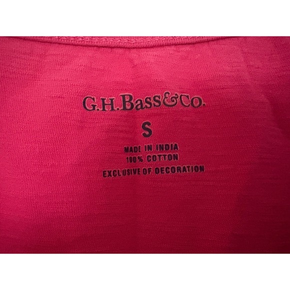 GH Bass & Co Pink Embroidered Eyelet Cotton Tank Top‎ Size Small - Picture 4 of 4